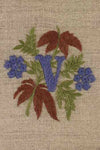 "V" stamped on linen