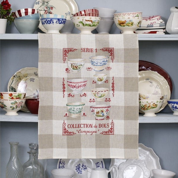 Bowl Collection #1 - Linen Tea Towel