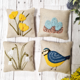 Linen lavender bags Embroidery Kit Linen lavender bags Embroidery Kit