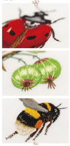 Needlepainted Plant and Pollinators Needlepainted Plant and Pollinators