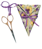 Scissor case kit  - Pansies