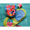 Velvet needlecase - butterflies Velvet needlecase - butterflies