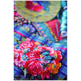 Velvet needlecase - butterflies Velvet needlecase - butterflies