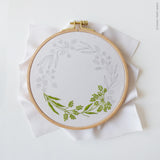 Green and White Wreath Kit