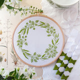 Green and White Wreath Kit Green and White Wreath Kit