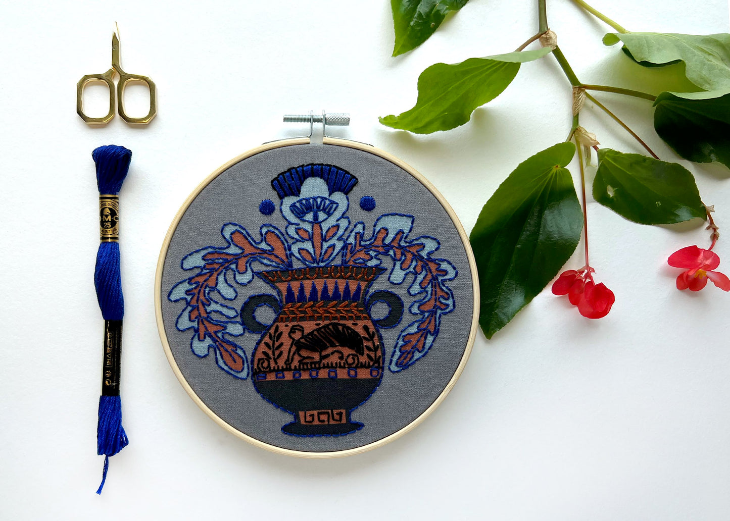 Vase Embroidery Kit