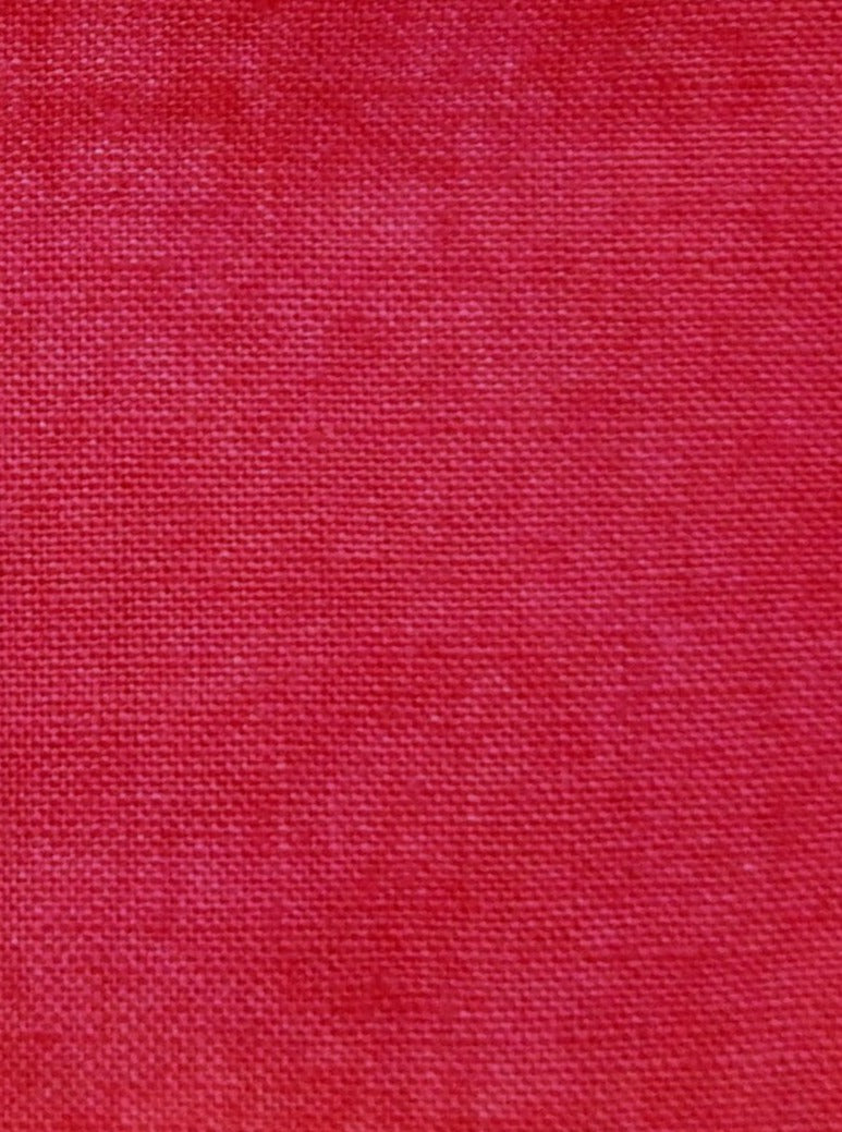 Hand Dyed Linen - Wild Poppy