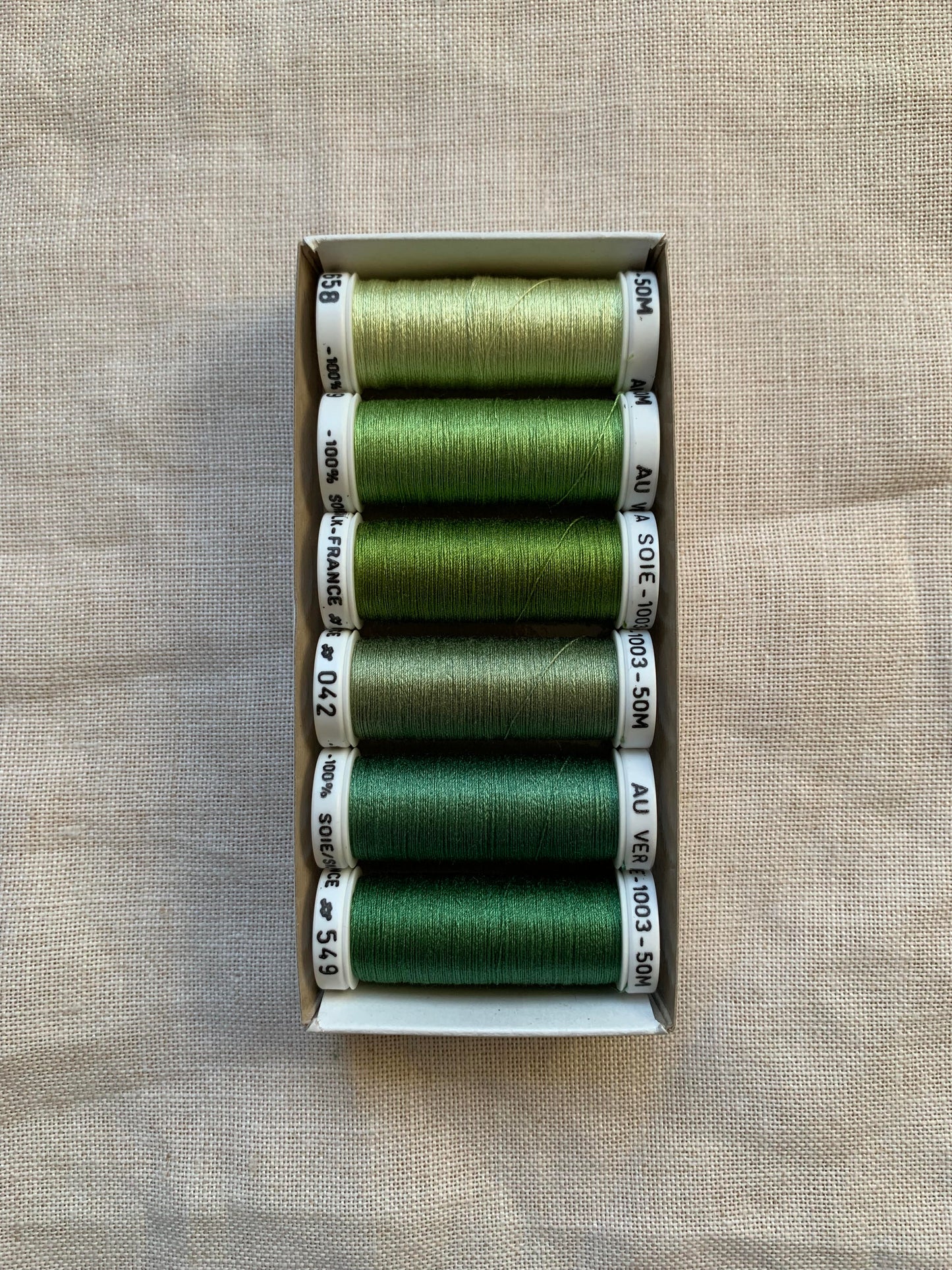 Soie 1003 - Green/Yellow (Vert/Jaune)