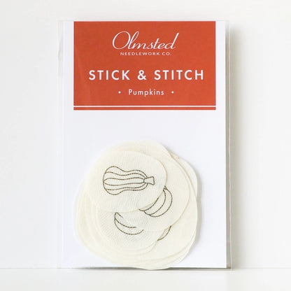 Pumpkins - Stick and Stitch Embroidery