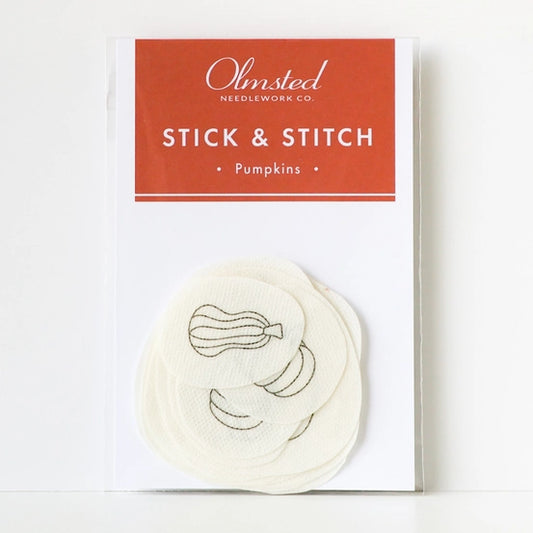 Pumpkins - Stick and Stitch Embroidery