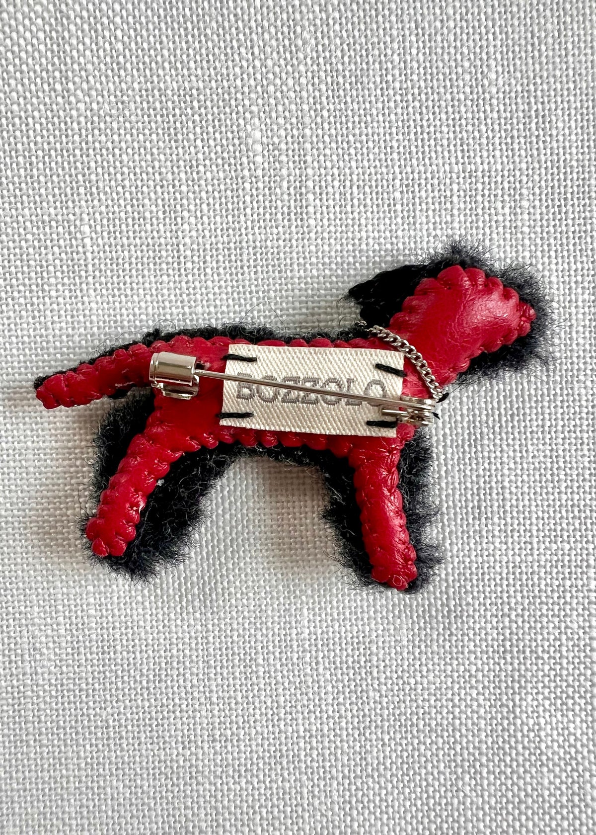 Black Doggie - Dainty Silver Chain Collar