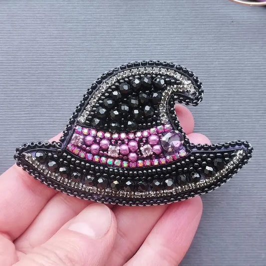 Witch Hat - Bead Embroidery Kit
