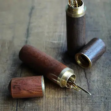 Wooden Needle Case - Ebony