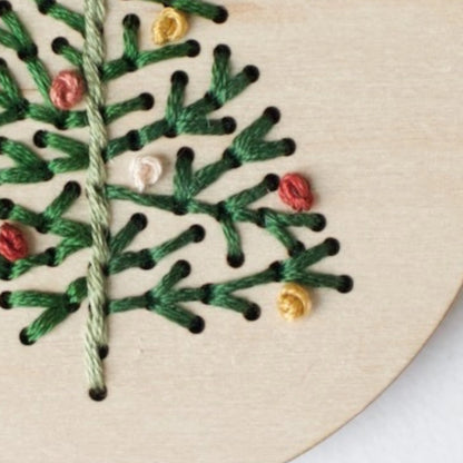 Christmas Tree Ornament - Embroidery Kit