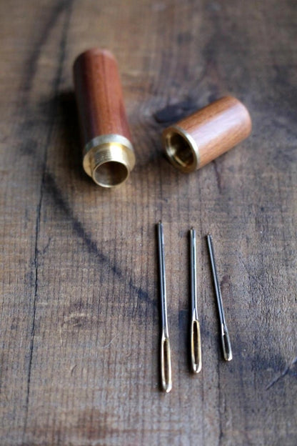 Wooden Needle Case - Sandalwood