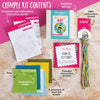 Marianne Flower Felt Craft Brooch Kit