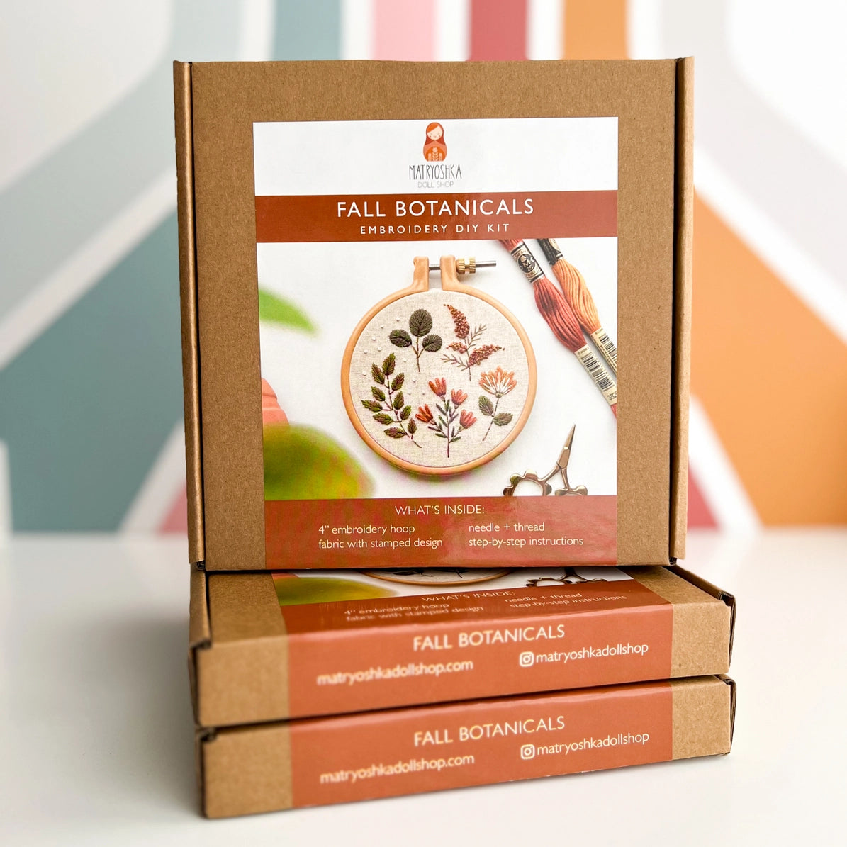 Fall Botanicals Embroidery Kit