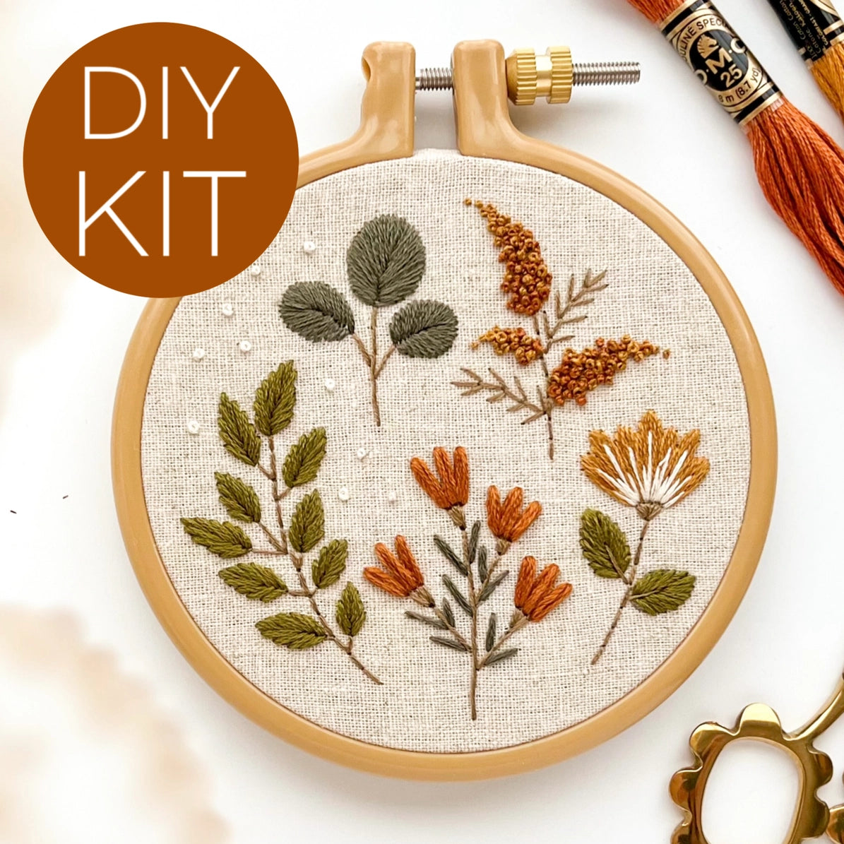 Fall Botanicals Embroidery Kit