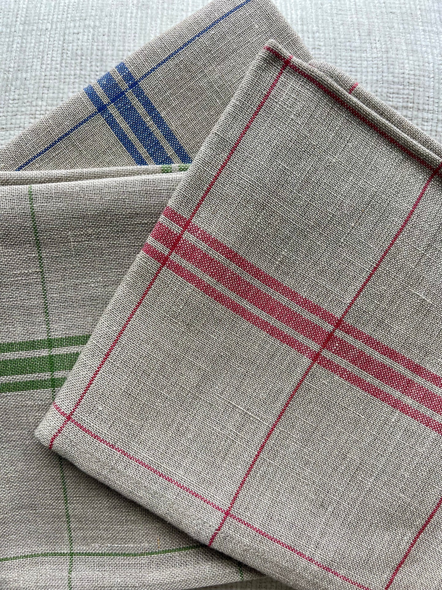 Linen Tea Towel - Navy