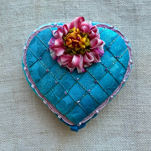 Turquoise/Magenta - Tiny Heart Box
