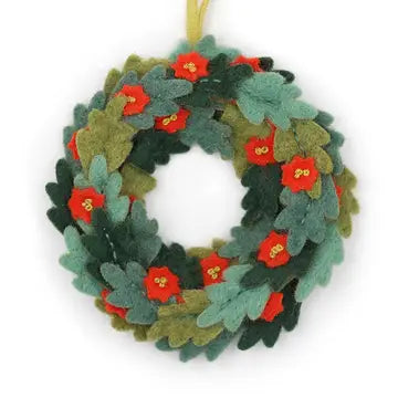 Wreath - Felt Ornament