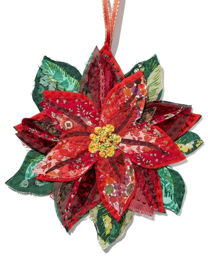Poinsettia Slow-Stitching Kit