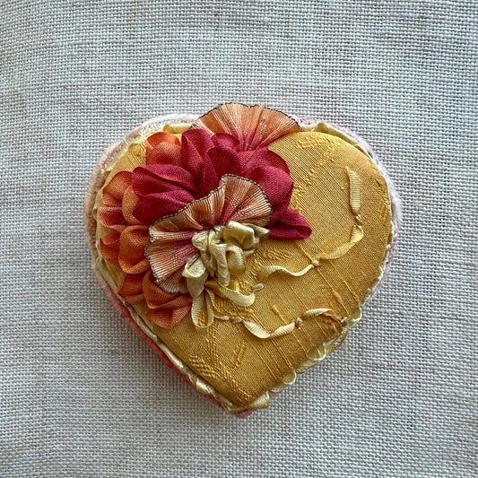 Marigold/Golden- Tiny Heart Box