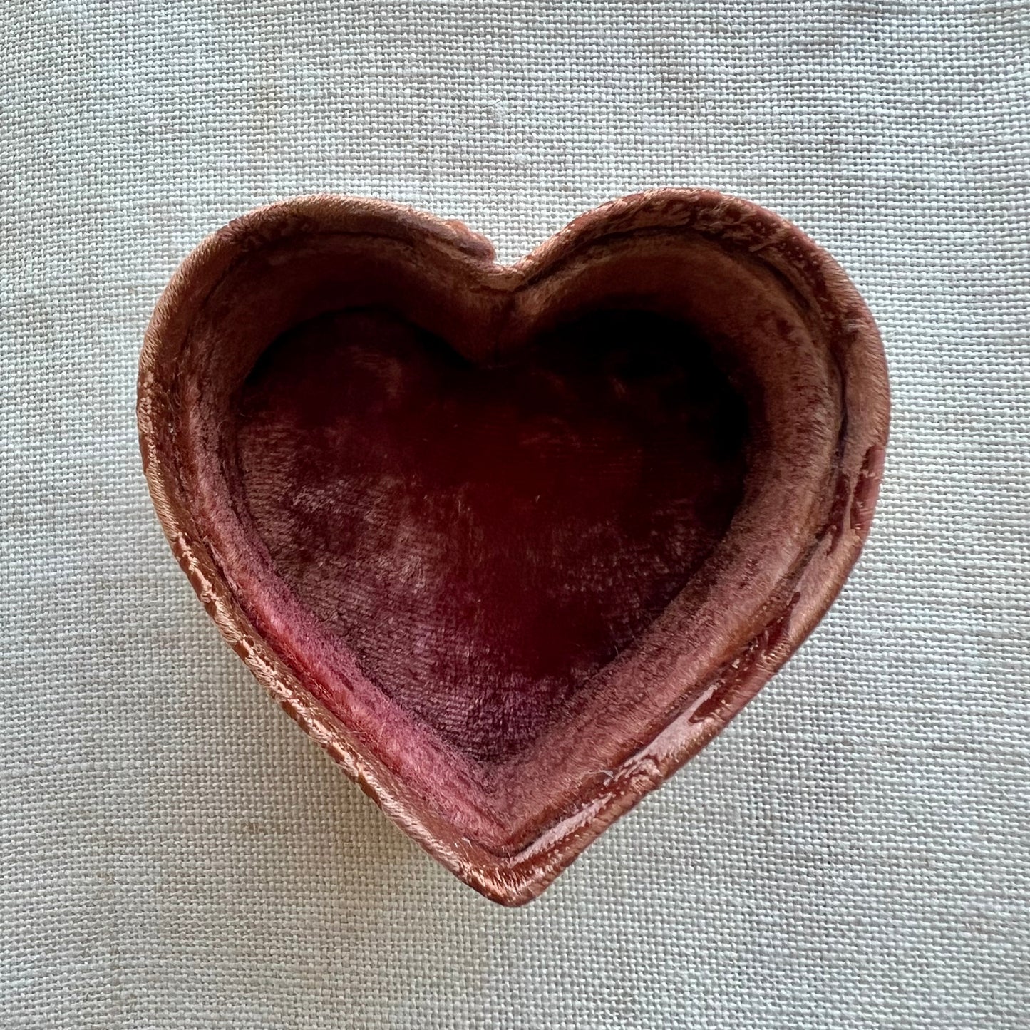 Caramel/Rust - Tiny Heart Box