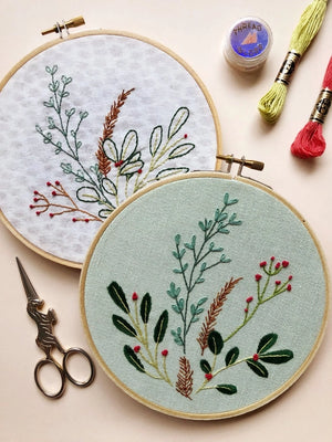 Winter Botanicals - Peel & Stick