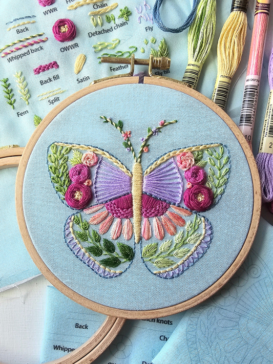 Butterfly - Embroidery Kit