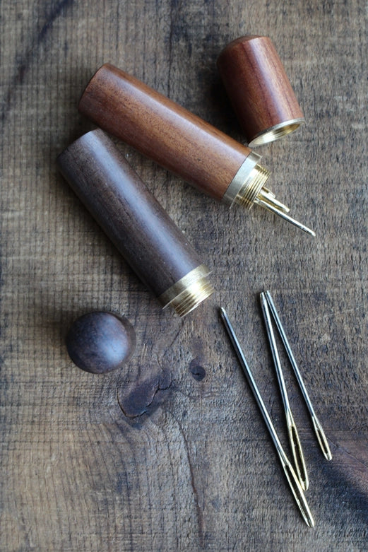 Wooden Needle Case - Sandalwood