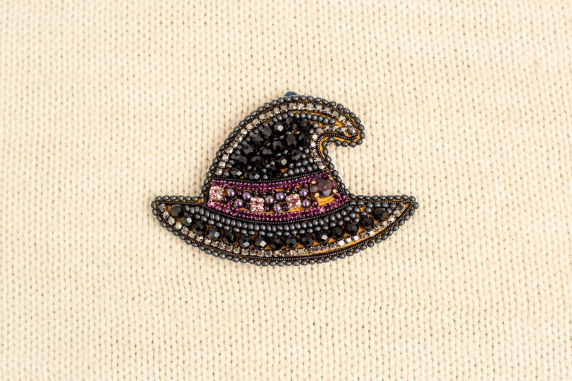 Witch Hat - Bead Embroidery Kit