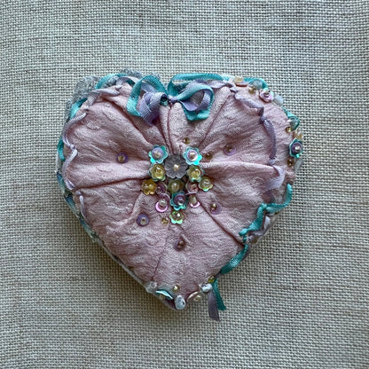 Dusty Rose/Pastel - Tiny Heart Box