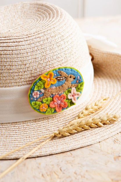 Hare Felt Craft Brooch Kit