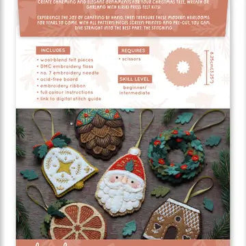 Wreath - Felt Ornament