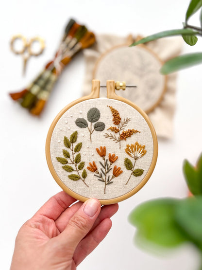 Fall Botanicals Embroidery Kit
