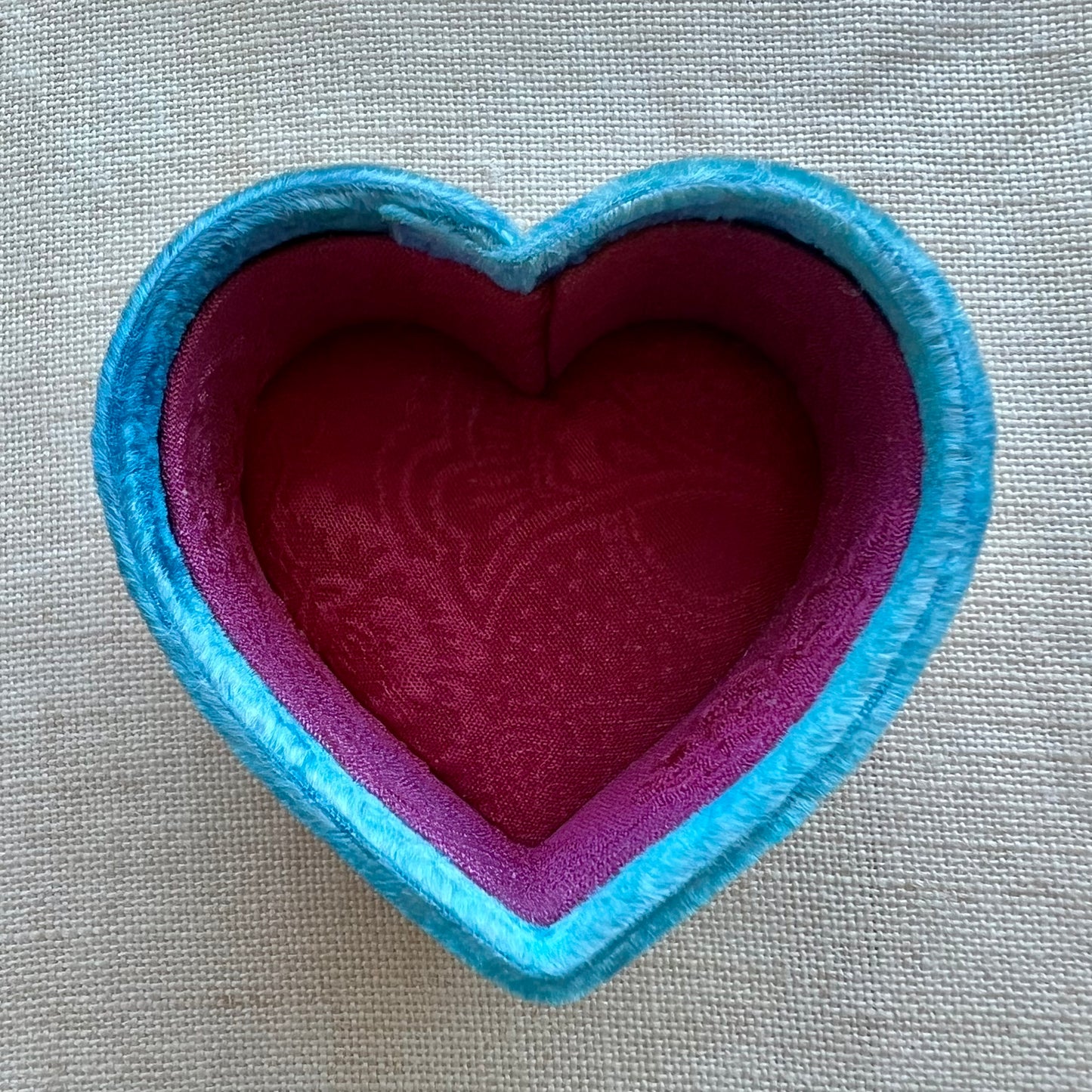 Turquoise/Magenta - Tiny Heart Box