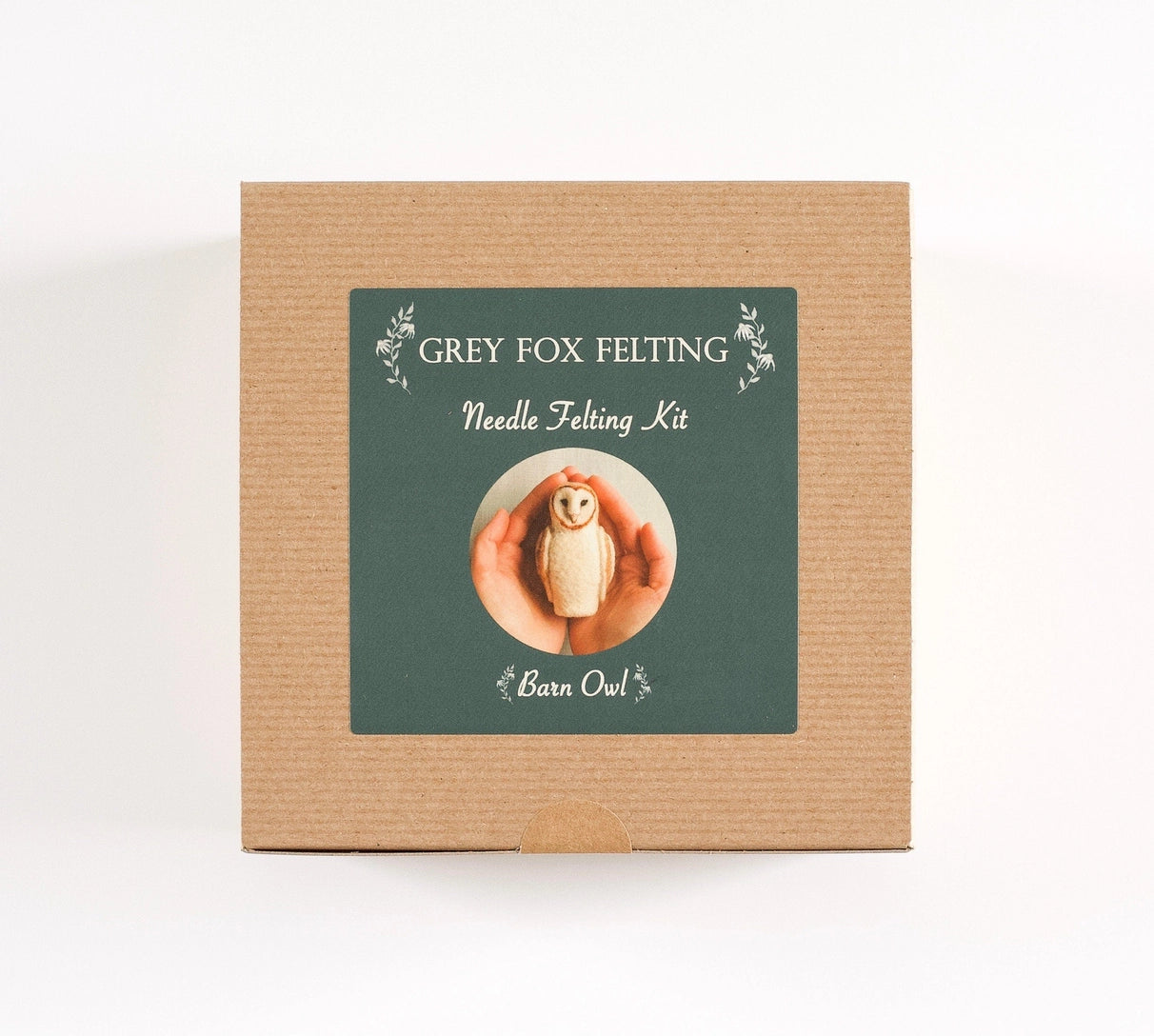 Barn Owl Needle Felting Kit