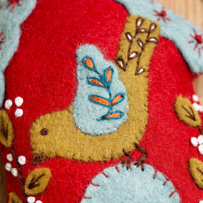 Folk Birdhouse - Felt Craft Mini Kit
