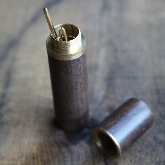 Wooden Needle Case - Ebony