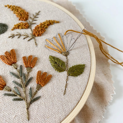 Fall Botanicals Embroidery Kit