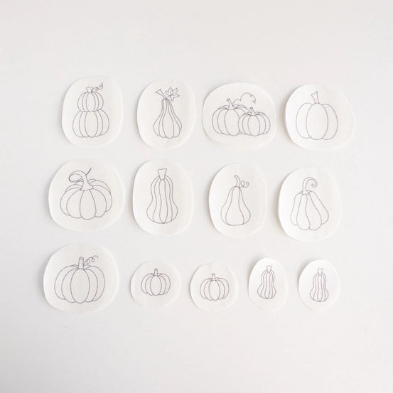 Pumpkins - Stick and Stitch Embroidery