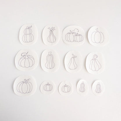 Pumpkins - Stick and Stitch Embroidery
