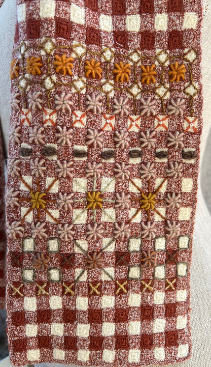 Red Bark Scarf