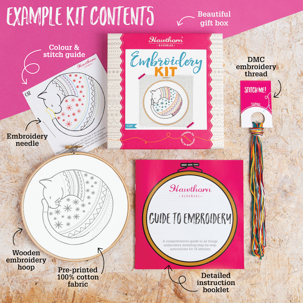 Highland Heathers - Embroidery Kit