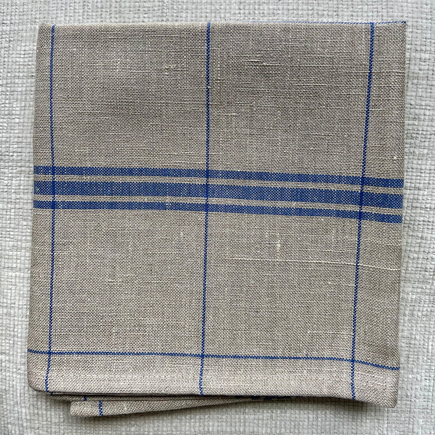Linen Tea Towel - Navy
