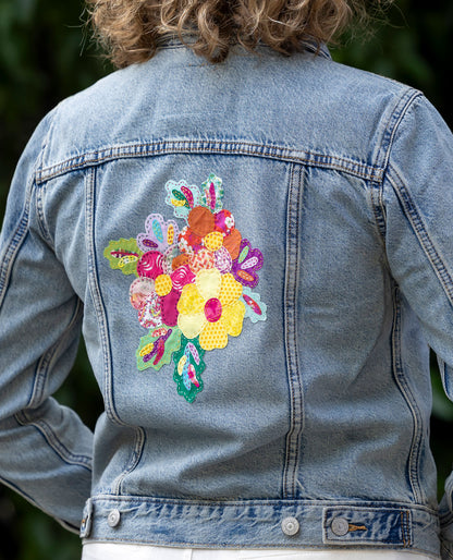 Bloom Bright Slow-Stitch Iron-On