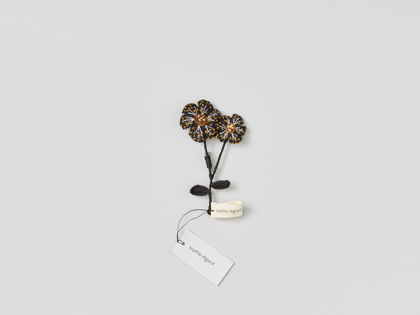 Tiger Flower Brooch