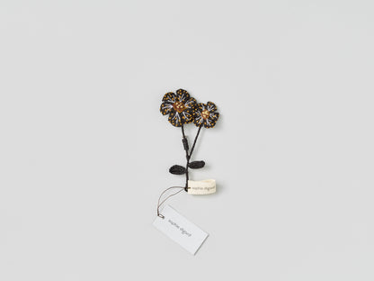 Tiger Flower Brooch