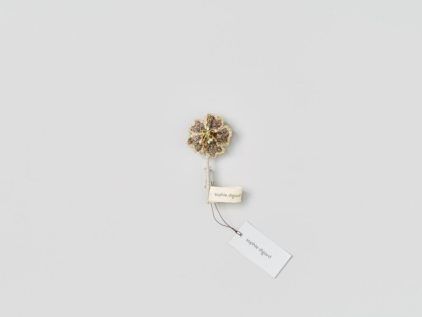 Poof Flower Brooch